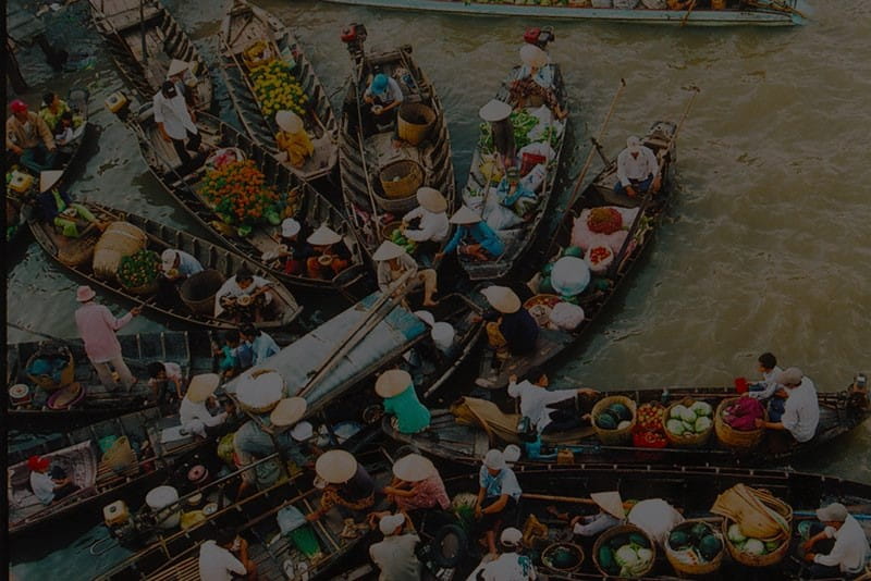 Can Tho Floating market